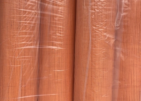 مش سیم فیبر 100 متر نارنجی 5x5 میلی متر برای تمیز و خشک نگه داشتن دیوارها